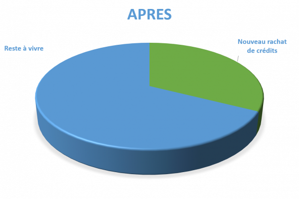 Situation après rachat de crédits Pamiers