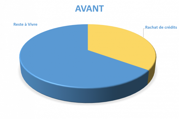 Situation avant rachat de crédits Mende